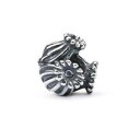 【送料無料】イタリアン　ブレスレット　シルバーポッドケシオリジナルビーズtrollbeads original beads in argento baccello di papavero tagbe30143