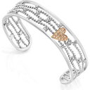 【送料無料】イタリアン　ブレスレット　カフゴールドローズbracciale donna morellato cuoremio sada07 cuore ip gold rose acciaio e swarovsky