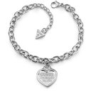 【送料無料】イタリアン ブレスレット スチールブレスレットチェーンguess jewels bracciale catena in acciaio con cuoreubb28017s nuovo