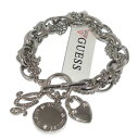 【送料無料】イタリアン　ブレスレット　ブレスレットロゴクールマルチbracelet guess femme chaine logo mdaillon cadenas coeur multi charms bjb0369