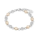 イタリアン　ブレスレット　ステンレススチールオリバージュエルカフs oliver jewel bracciale da donna bicolore in acciaio inossidabile so14361 567398