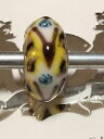 【送料無料】イタリアン ブレスレット コアtrollbeads, autentich rare ooak butterfly yellow, normal core