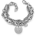 【送料無料】イタリアン　ブレスレット　スチールブレスレットチェーンロゴguess jewels bracciale in acciaio a catena con logo ubb28067s nuovo