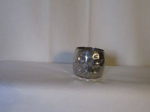 【送料無料】イタリアン ブレスレット ブレスレットマンシェットガスbracelet manchette gas mtal argent martel ajour