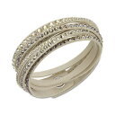 【送料無料】イタリアン ブレスレット スワロフスキーブレスレットデラックスベージュ*** *** swarovski slake bracelet deluxe gos beige(4)