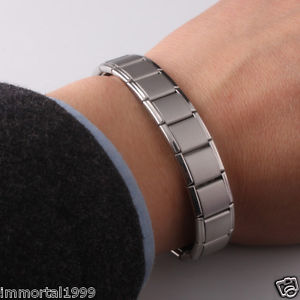 イタリアン　ブレスレット　ブレスレットチタンゲルマニウムアンチストレスbracelet titanium 80 germanium,nano nergie,antifatigue antistress