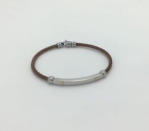 【送料無料】イタリアン　ブレスレット　リベットブレスレット￥charriol filo di bronzo, 750 rivet bracciale, 718cm, prezzo consigliato 180