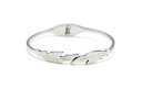 【送料無料】イタリアン ブレスレット ブレスレットダブルbc2552e bracelet jonc ouvrant acier argent avec double plumes ethnique(4)