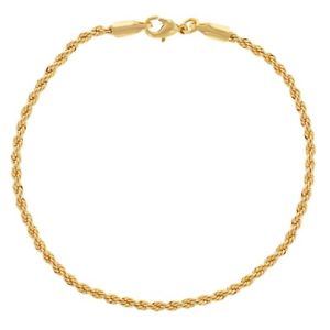 yzC^A@uXbg@bLlbg[NRCC[uXbg18k placcato oro a rete filo a spirale intreccio donna bracciale 191cm