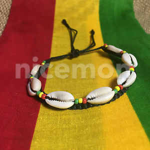 【送料無料】イタリアン　ブレスレット　ビーズブレスレットカフレゲエサーファーシェルrasta shell a righe con perline braccialetti polso bracciale reggae surfer boho