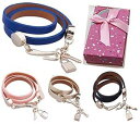 【送料無料】イタリアン　ブレスレット　スキンピンクゴールドメッキスパイラルキーロックブレスレットbracciale in pelle oro rosa placcato a spirale charms chiave serratura regalo