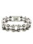 ̵ۥꥢ󡡥֥쥹åȡե󥷥Сƥ쥹bracciale spessa collegamento bicicletta catena argento in acciaio inox 21 x 2cm