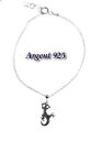 【送料無料】イタリアン ブレスレット ブレスレットアルジェントサンショウウオbracelet argent 925 salamandre lezard