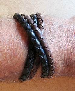 【送料無料】イタリアン ブレスレット ブレスレットダブルダブルラップbracciale intrecciato in vera pelle, doppia doppia wrap 16 lunga treccia 6mm 4 【送料無料】イタリアン ブレスレット ブレスレットダブルダブルラップbracciale intrecciato in vera pelle, doppia doppia wrap 16 lunga treccia 6mm 4