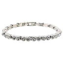 【送料無料】イタリアン ブレスレット クリアテニスセットブレスレットコレクションla collezione di olivia chiaro strass se...