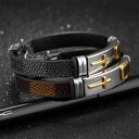 classico acciaio inox croce bracciale da uomo semplice nero pelle marrone ukブラックブラウンレザーイギリスステンレススチールクロスカフ※注意※NYからの配送になりますので2週間前後お時間をいただきます。人気の商品は在庫が無い場合がございます。ご了承くださいませ。サイズの種類の商品は購入時の備考欄にご希望のサイズをご記載ください。　携帯メールでの登録ですと楽天からのメールが届かない場合がございます。