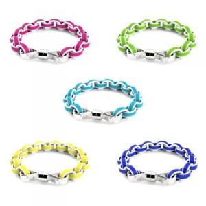 【送料無料】イタリアン　ブレスレット　カフステープルニュースbracciale donna lol jewels navy fiocco colorato bicolor novit