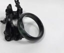 【送料無料】イタリアン ブレスレット ナチュラルブレスレット100 naturale nero jade braccialetto 60mm*12mm(4)