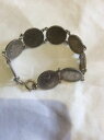 【送料無料】イタリアン ブレスレット ビンテージペンスカフコインvintage old sei pence bracciale 8 x monete anni 1950