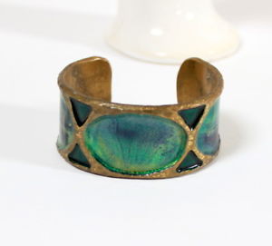 【送料無料】イタリアン ブレスレット マンシェットブレスレットヴィンテージbracelet manchette laiton maill vintage 1970