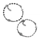 【送料無料】イタリアン ブレスレット ブレスレットアーメンブロンペンダントマドンナbracciale rosario amen bron3 bronn3in aregnto 925 brunito con ciondolo madonna