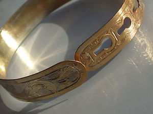 【送料無料】イタリアン　ブレスレット　ブレスレットフィンアルジェントjoli bracelet cisel ancien fin xixme en argent dor rglable p sanglier