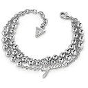 【送料無料】イタリアン　ブレスレット　カフカラーシルバーコレクションguess ubb85088s bracciale colore argento collection nuovo