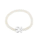 【送料無料】イタリアン ブレスレット カフシルバーパールシルバーブレスレットテディベアbracciale tous orso bear 615904630 perle argento pearls silver bracelet orsetto