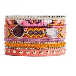 ヒパネマ 【送料無料】イタリアン　ブレスレット　ブレスレットマルチコレクションbracelet multiliens *hipanema* collection capucine taille m 18cm