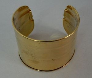 【送料無料】イタリアン　ブレスレット　カフシルバーゴールドビンテージbracciale donna schiava argento 925 vermeil placcato oro vintage oma19