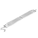 【送料無料】イタリアン ブレスレット シルバースワロフスキービーズカフbracciale boccadamo in argento 925 perle swarovski e zirconi refbr458(4)