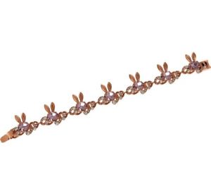 【送料無料】イタリアン　ブレスレット　ロンドンライラックゴールドトーンバニーブレスレットmawi london lilla amp; gold tone bunny love bracciale