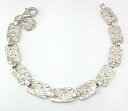 【送料無料】イタリアン ブレスレット ブレスレットシルバーハンドメイドbracciale uomo argento 925 fatto a mano b38(4)