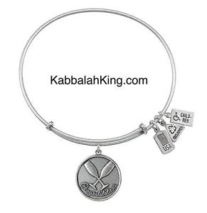 【送料無料】イタリアン　ブレスレット　ペンダントシルバースタッカブルブレスレットwind amp; fire congratulations ciondolo argento accatastabile bracciale rigido