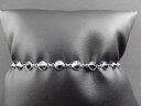 【送料無料】イタリアン ブレスレット イビサカフシルバーibiza joya bracciale argento 925 con cristalli neri