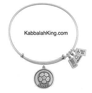 【送料無料】イタリアン　ブレスレット　サッカーボールペンダントシルバーブレスレットアメリカwind a..