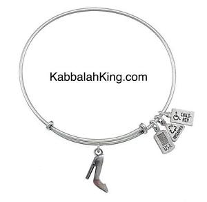 【送料無料】イタリアン　ブレスレット　ハイヒールペンダントメタルブレスレットwind amp; fire 3d ta..