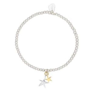 【送料無料】イタリアン ブレスレット エステラシエナダブルペンダントブレスレットestella bartlett siena doppio pendente stella braccialetto dellamicizia