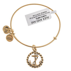 【送料無料】イタリアン　ブレスレット　アレックスゴールドブレスレットalex amp; ani nautica bracciale in oro a09eb169rgrrp 24