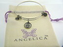 【送料無料】イタリアン ブレスレット アンジェリカシルバーペンダントブレスレットnuova angelica proud navy mom ciondolo bracciale rigido con finitura argento