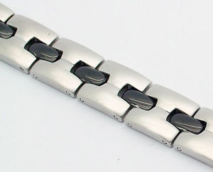 yzC^A@uXbg@XeXX`[g[uXbgubNbLdue tonalit bracciale in acciaio inox con nero placcato interazione b18