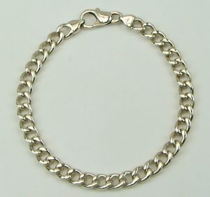 yzYuXbg@X^[O925`F[uXbg85Nsellersterling silver 925 solid linked chain bracelet 85 inch uk seller