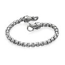 【送料無料】メンズブレスレット フレッドベネットブレスレットステンレスベルチャーブレスレットb4563fred bennett bracelet stainless steel mens belcher bracelet b4563(4)