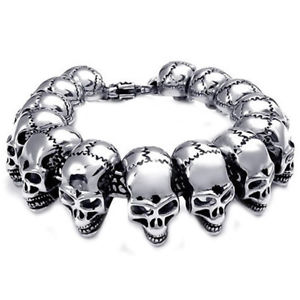 yzYuXbg@p[\iCYXeXXeB[uXbgYXeXX`[1xpersonalized stainless steel bracelet mens stainless steel skull bracel c4k1