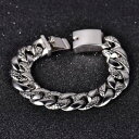 yzYuXbg@XeXX`[NoCJ[`F[uXbgmens 316l stainless steel curb link snake carved biker chain bracelet 92