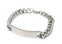 【送料無料】メンズブレスレット メンズステンレススチールアイデンティティブレスレットボックスパーソナライズmens stainless steel identity bracelet best dad engraved personalised with box(4)