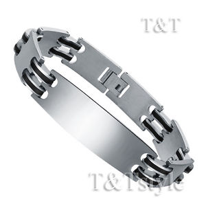 yzYuXbg@XeXX`[NuXbgtt stainless steel link id bracelet bbr167