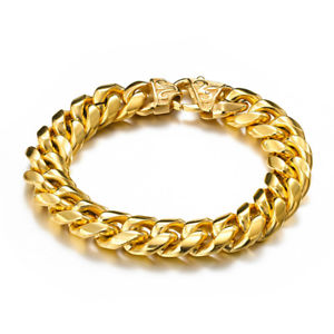 yzYuXbg@XeXWG[kS[hbLIXuXbgmens 316l stainless steel jewelry 18k gold plated men bracelet for male b187