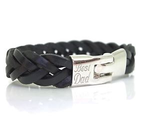 yzYuXbg@YACfeBeBuXbgp[\iCYv[gmens engraved leather identity bracelet personalised birthday gifts freepost