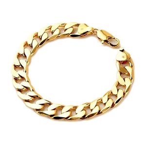 yzYuXbg@EHb``F[YuXbgkCG[S[hNt@bVwatch chain mens bracelet 18k yellow gold filled 12mm link 9 fashion gift